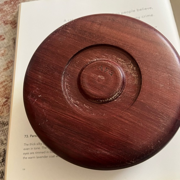 Vintage Perpetual Calendar in Brown Wood Finish - Picture 4 of 4